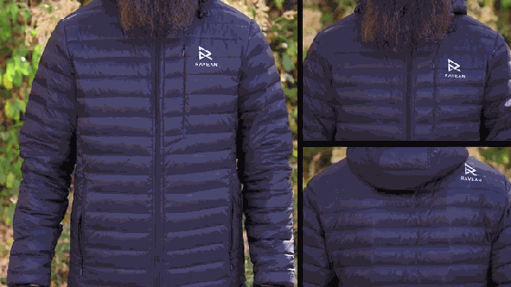 這羽絨服能發(fā)熱還能給手機(jī)充電 冬天不再凍成狗