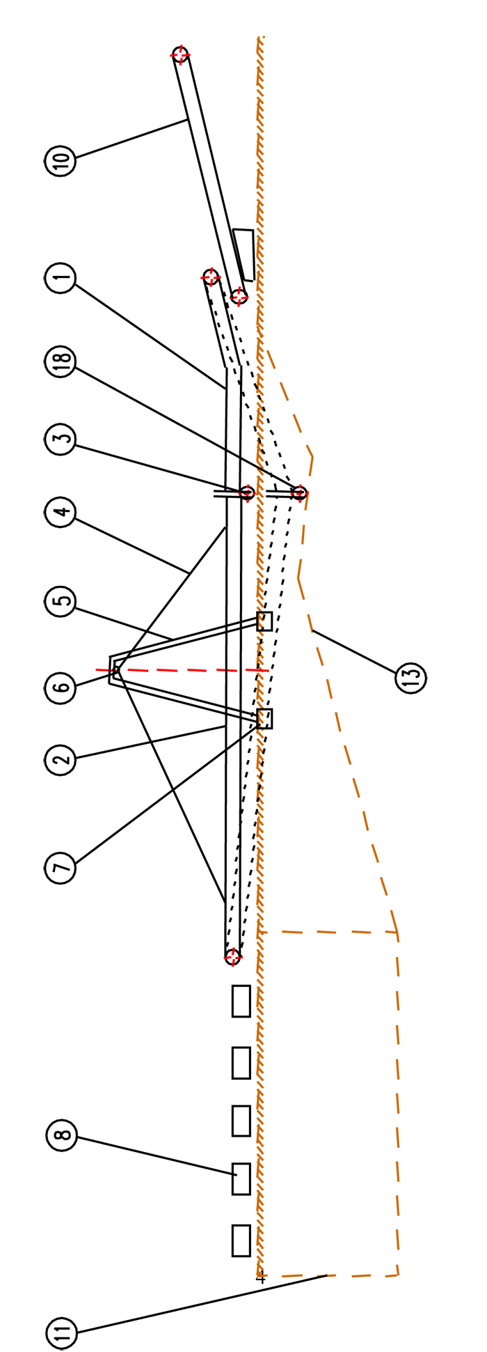 實用新型一種輸送深坑物料的<a href=http://www.zwbjp.com.cn target=_blank class=infotextkey>帶式輸送機</a>布置方法-18.gif