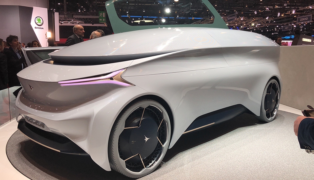 前瞻技術(shù)，五級(jí)自動(dòng)駕駛, Icona Nucleus概念車，2018日內(nèi)瓦車展